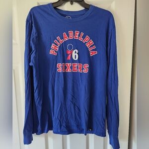 '47 Blue Cotton Long Sleeve Shirt